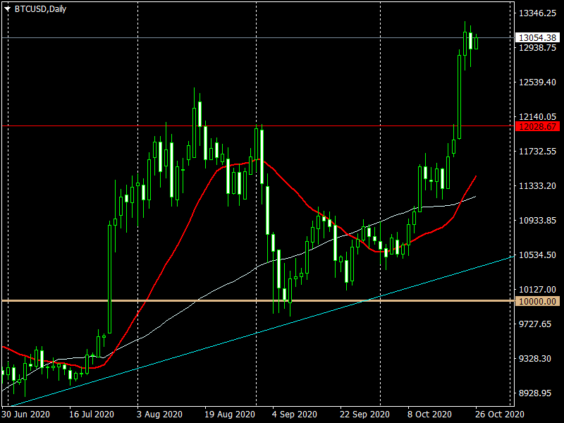 BTCUSD Daily chart